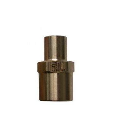 Mutassa a/az 32-28 KPE-Réz összekötő, forrasztható (hosszú) részleteit Kép 32-28 KPE-Réz összekötő, forrasztható (hosszú)