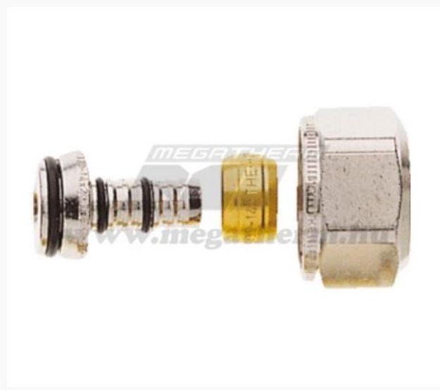 Kép Heimeier 16*2mm Alpex csatlakozó, M24x1,5mm külsőmenetes szelepekhez