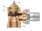 Kép 1/2˝ Standard termosztatikus radiátor szelep sarok kivitelben, nikkelezett (61-2201-02.000)