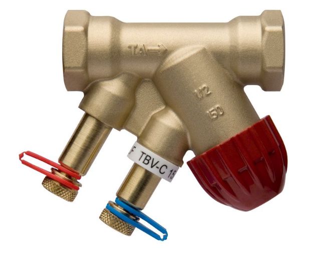 Kép Heimeier 3/4˝ TBV-C Fan-coil szabályzó, és beszabályzó szelep