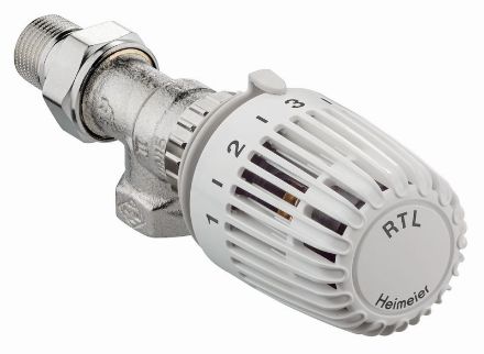 Mutassa a/az Heimeier RTL 1/2˝ sarok visszatérő hőmérséklet korlátozó, beállítási tartomány 10´C- 50´C között. részleteit Kép Heimeier RTL 1/2˝ sarok visszatérő hőmérséklet korlátozó, beállítási tartomány 10´C- 50´C között.