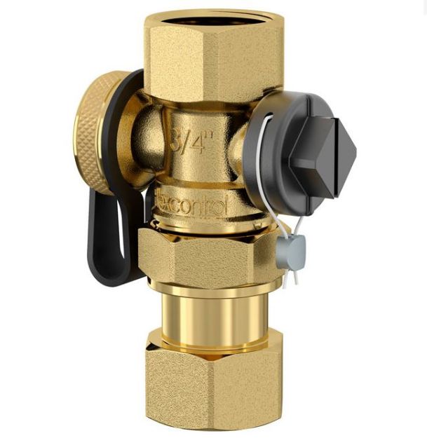 Kép Flamco Flexcontrol tágulási tartálycsatlakozó, avatatlan elzárás elleni védelemmel 3/4"