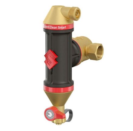 Mutassa a/az Flamcovent Clean Smart iszap és légleválasztó 1" részleteit Kép Flamcovent Clean Smart iszap és légleválasztó 1"