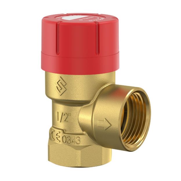 Kép Flamco Flopress biztonsági szelep 1/2" 3 bar (27005)