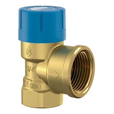 Mutassa a/az Flamco Prescor B 3/4˝, bizt.szelep, 6 bar, 95°C (ivóvíz) 27110 részleteit Kép Flamco Prescor B 3/4˝, bizt.szelep, 6 bar, 95°C (ivóvíz) 27110