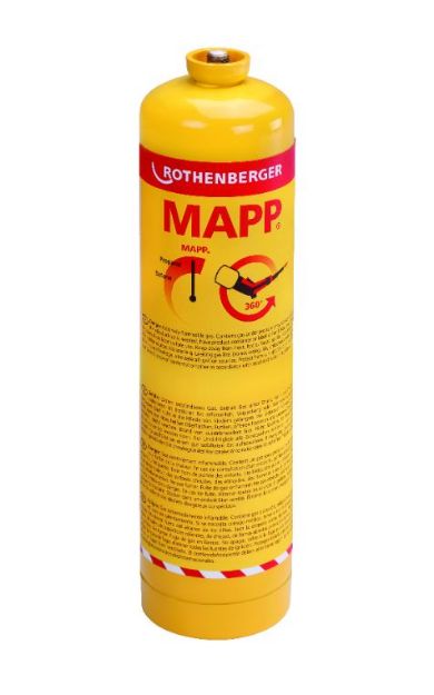 Kép Rothenberger MAPP gáz EU kivitel, nagynyomású acélpalack