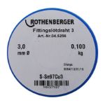 Kép Cin 3mm-es, forrasztó ón 100g  (S-Sn97Cu3)