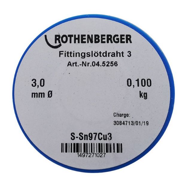 Kép Cin 3mm-es, forrasztó ón 100g  (S-Sn97Cu3)