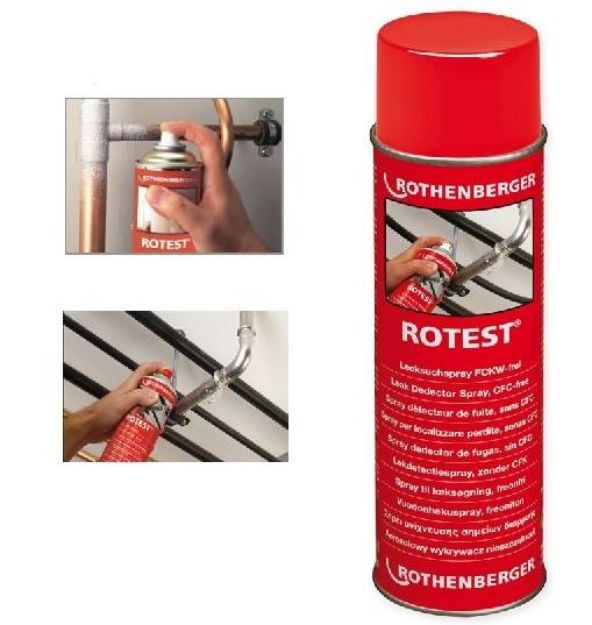 Kép Rothenberger ROTEST szivárgáskereső spray, fagyálló (400ml)
