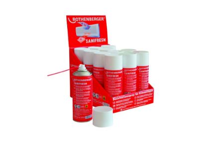 Mutassa a/az Rothenberger klímatisztító spray Sanifresh, 400ml 85800 (8.5800) részleteit Kép Rothenberger klímatisztító spray Sanifresh, 400ml 85800 (8.5800)