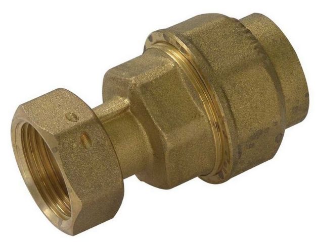 Kép 25-3/4” KPE réz belsőmenetes állítható gyorskötő