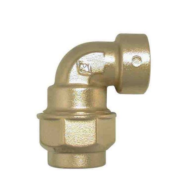 Kép 40-5/4” KPE réz 90°-os belsőmenetes könyök