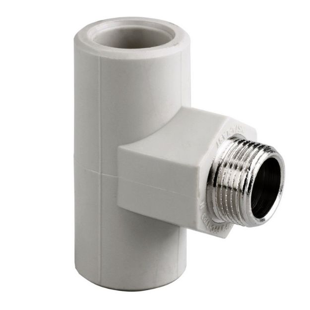 Kép Instaplast 25-3/4" PP külsőmenetes T-idom