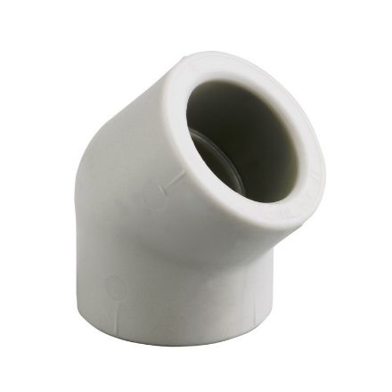 Mutassa a/az Instaplast D50 PP 45°-os BB könyök idom részleteit Kép Instaplast D50 PP 45°-os BB könyök idom