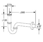 Kép Kludi IDEAL Csőszifon (1026505-00)