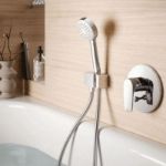 Kép PURE&EASY falsík alatti  kád, zuhany csaptelep (374190565)