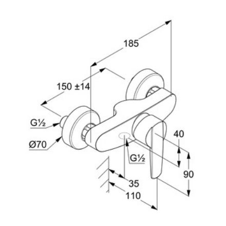 Mutassa a/az KLUDI ACTIVE zuhanycsaptelep zuh. szett nélkül (388420561) részleteit Kép KLUDI ACTIVE zuhanycsaptelep zuh. szett nélkül (388420561)