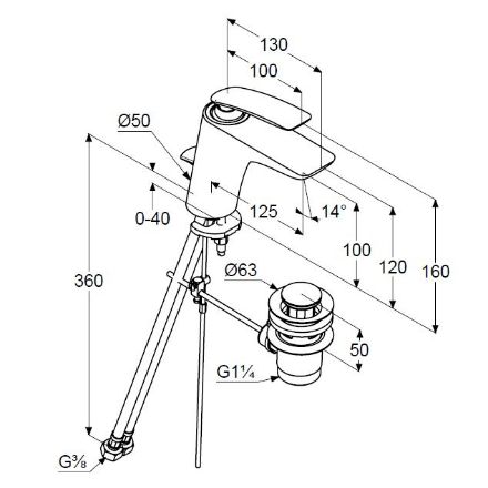 Mutassa a/az Kludi Balance egykaros mosdócsaptelep (520230575) részleteit Kép Kludi Balance egykaros mosdócsaptelep (520230575)