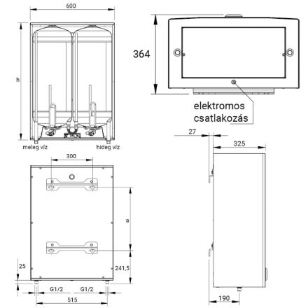 Mutassa a/az Hajdu AQ F120 (Aquastic Flat) Erp elektromos melegvíztároló részleteit Kép Hajdu AQ F120 (Aquastic Flat) Erp elektromos melegvíztároló