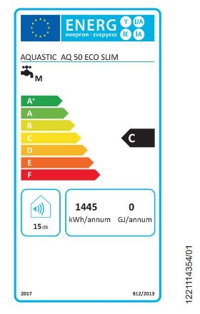 Mutassa a/az Aquastic AQ ECO 50 ErP (új) elektromos melegvíztároló SLIM (vékony) részleteit Kép Aquastic AQ ECO 50 ErP (új) elektromos melegvíztároló SLIM (vékony)