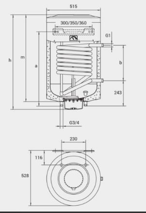 Mutassa a/az Hajdu Aquastic AQ IDE 200F fali indirekt tároló 200 L elektromos pótfűtéssel részleteit Kép Hajdu Aquastic AQ IDE 200F fali indirekt tároló 200 L elektromos pótfűtéssel