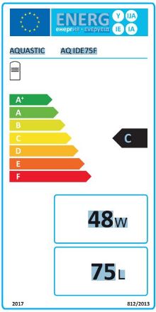 Mutassa a/az Hajdu Aquastic AQ IDE 75F fali indirekt tároló 75L elektromos pótfűtéssel részleteit Kép Hajdu Aquastic AQ IDE 75F fali indirekt tároló 75L elektromos pótfűtéssel