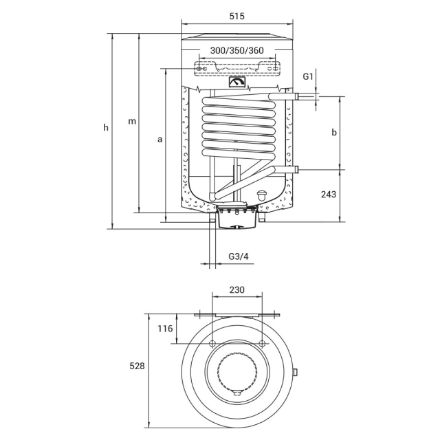 Mutassa a/az Hajdu (új) IDE-200 F ErP (szteatitos) indirekt tároló, fali, villamos pótfűtéssel, egy hőcserélővel (2142413909) részleteit Kép Hajdu (új) IDE-200 F ErP (szteatitos) indirekt tároló, fali, villamos pótfűtéssel, egy hőcserélővel (2142413909)