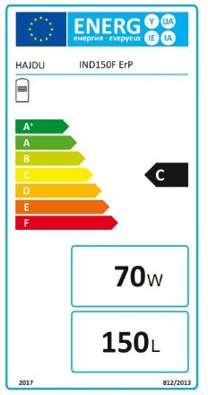 Mutassa a/az Hajdu IND-150F ERP indirekt tároló, fali, egy hőcserélővel (2142113907) részleteit Kép Hajdu IND-150F ERP indirekt tároló, fali, egy hőcserélővel (2142113907)