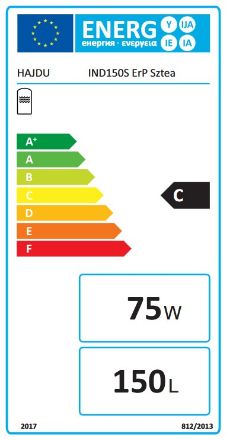 Mutassa a/az Hajdu IND-150 S ErP indirekt tároló, álló, egy hőcserélővel, cirkulációs csonkkal részleteit Kép Hajdu IND-150 S ErP indirekt tároló, álló, egy hőcserélővel, cirkulációs csonkkal