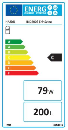 Mutassa a/az Hajdu IND-200 S ErP indirekt tároló, álló, egy hőcserélővel, cirkulációs csonkkal részleteit Kép Hajdu IND-200 S ErP indirekt tároló, álló, egy hőcserélővel, cirkulációs csonkkal