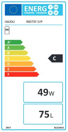 Mutassa a/az Hajdu IND-75 F ErP indirekt tároló, fali, egy hőcserélővel, cirkulációs csonkkal részleteit Kép Hajdu IND-75 F ErP indirekt tároló, fali, egy hőcserélővel, cirkulációs csonkkal