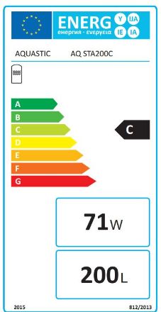 Mutassa a/az Hajdu Aquastic AQ STA200C indirekt tároló, álló, részleteit Kép Hajdu Aquastic AQ STA200C indirekt tároló, álló,