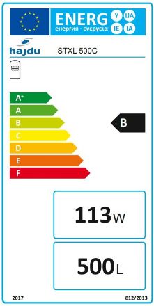 Mutassa a/az Hajdu STXL-500 C indirekt tároló, álló, villamos pótfűtéssel, egy emelt felületű hőcserélővel részleteit Kép Hajdu STXL-500 C indirekt tároló, álló, villamos pótfűtéssel, egy emelt felületű hőcserélővel