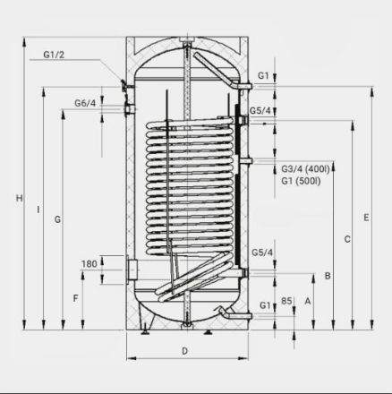 Mutassa a/az Hajdu STXL-900 C indirekt tároló, álló, egy hőcserélővel, hőszivattyús rendszerhez, +SZIGETELÉS részleteit Kép Hajdu STXL-900 C indirekt tároló, álló, egy hőcserélővel, hőszivattyús rendszerhez, +SZIGETELÉS