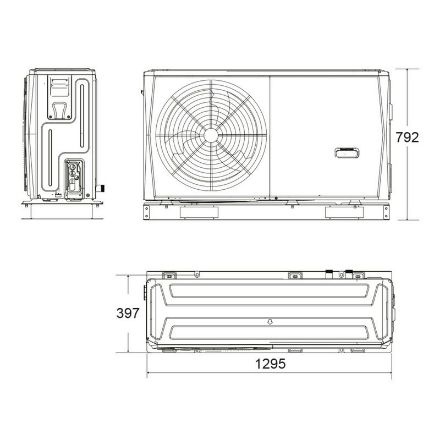 Mutassa a/az HAJDU HPAW 4 kw, fűtési/hűtési levegő-víz hőszivattyú, 1fázisra (2239999603) részleteit Kép HAJDU HPAW 4 kw, fűtési/hűtési levegő-víz hőszivattyú, 1fázisra (2239999603)