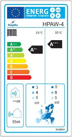 Mutassa a/az HAJDU HPAW 4 kw, fűtési/hűtési levegő-víz hőszivattyú, 1fázisra (2239999603) részleteit Kép HAJDU HPAW 4 kw, fűtési/hűtési levegő-víz hőszivattyú, 1fázisra (2239999603)