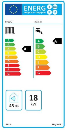 Mutassa a/az Hajdu HGK-24 kondenzációs kombi gázkazán, 22 kW új kivitel részleteit Kép Hajdu HGK-24 kondenzációs kombi gázkazán, 22 kW új kivitel