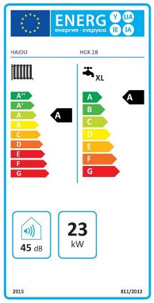 Mutassa a/az Hajdu HGK-28 kondenzációs kombi gázkazán, 28 kW új kivitel részleteit Kép Hajdu HGK-28 kondenzációs kombi gázkazán, 28 kW új kivitel