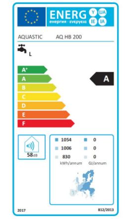 Mutassa a/az Hajdu Aquastic HB-200 hőszivattyús forróvíztároló, kizárólag nappali áramra részleteit Kép Hajdu Aquastic HB-200 hőszivattyús forróvíztároló, kizárólag nappali áramra