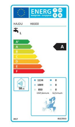Mutassa a/az Hajdu Aquastic HB-300 hőszivattyús forróvíztároló, kizárólag nappali áramra részleteit Kép Hajdu Aquastic HB-300 hőszivattyús forróvíztároló, kizárólag nappali áramra