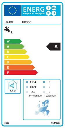 Mutassa a/az Hajdu HB 300 hőszivattyús tároló részleteit Kép Hajdu HB 300 hőszivattyús tároló