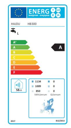 Mutassa a/az Hajdu HB-300 B hőszivattyús forróvíztároló, kizárólag nappali áramra részleteit Kép Hajdu HB-300 B hőszivattyús forróvíztároló, kizárólag nappali áramra