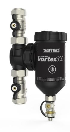 Mutassa a/az Sentinel Vortex 300 3/4˝ mágneses iszapleválasztó + X100/1 inhibitor adalék részleteit Kép Sentinel Vortex 300 3/4˝ mágneses iszapleválasztó + X100/1 inhibitor adalék