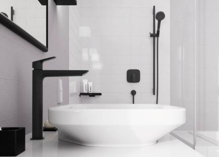 Mutassa a/az Hansgrohe Vernis Blend Zuhanyszett Vario, 65 cm-es zuhanyrúddal, matt fekete részleteit Kép Hansgrohe Vernis Blend Zuhanyszett Vario, 65 cm-es zuhanyrúddal, matt fekete