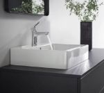 Kép Hansgrohe Focus egykaros mosdócsaptelep 100, automata lefolyógarnitúrával