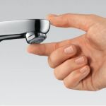 Kép Hansgrohe Focus egykaros mosdócsaptelep 100, automata lefolyógarnitúrával