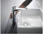 Kép Hansgrohe Logis Egykaros mosdócsaptelep 190, automata lefolyógarnitúrával