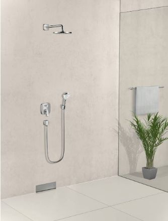 Mutassa a/az Hansgrohe Logis egykaros kádcsaptelep falsík alatti szereléshez részleteit Kép Hansgrohe Logis egykaros kádcsaptelep falsík alatti szereléshez