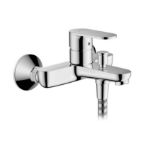 Kép Hansgrohe Vernis Blend egykaros kádcsaptelep falsíkon kívüli szereléshez, króm