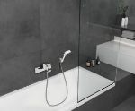 Kép Hansgrohe Vernis Shape egykaros kádcsaptelep falsíkon kívüli szereléshez